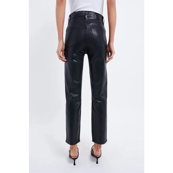 Tuckernuck Twin Doves Coated Black Tower High Pencil NWT Size 24 - Picture 4 of 12